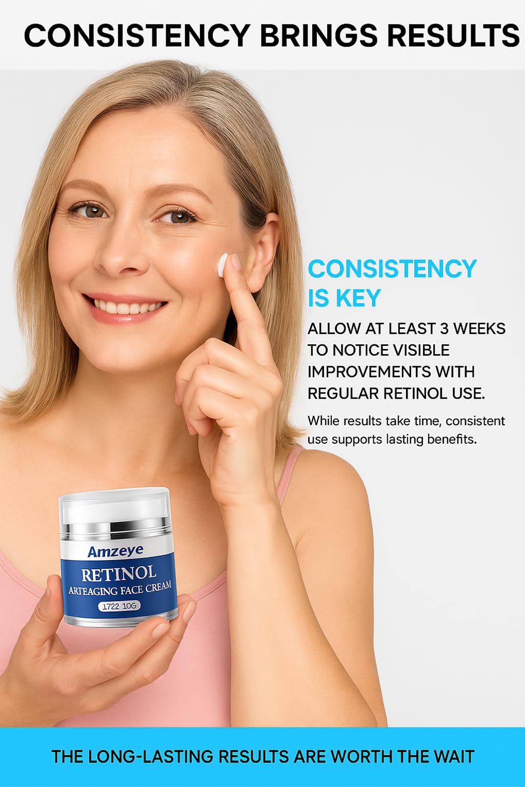 Amazon.com: AMZEYE Retinol Face Cream for Anti-Aging Wrinkle
